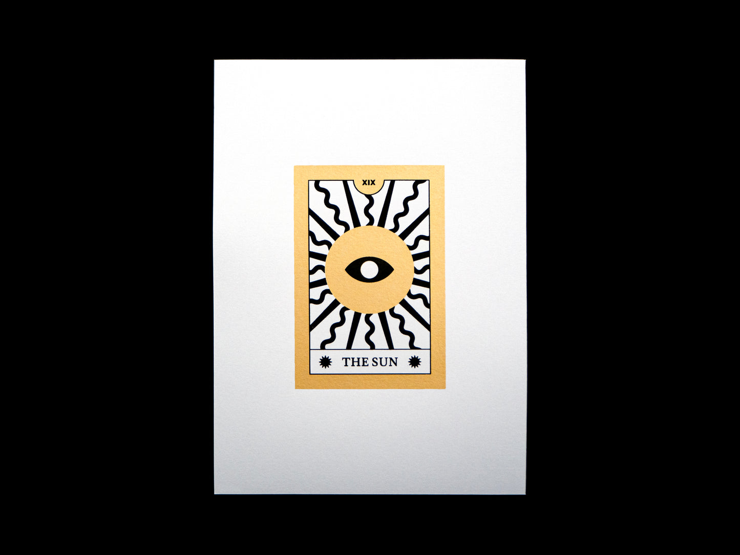 Sun Tarot Silk Screen Print