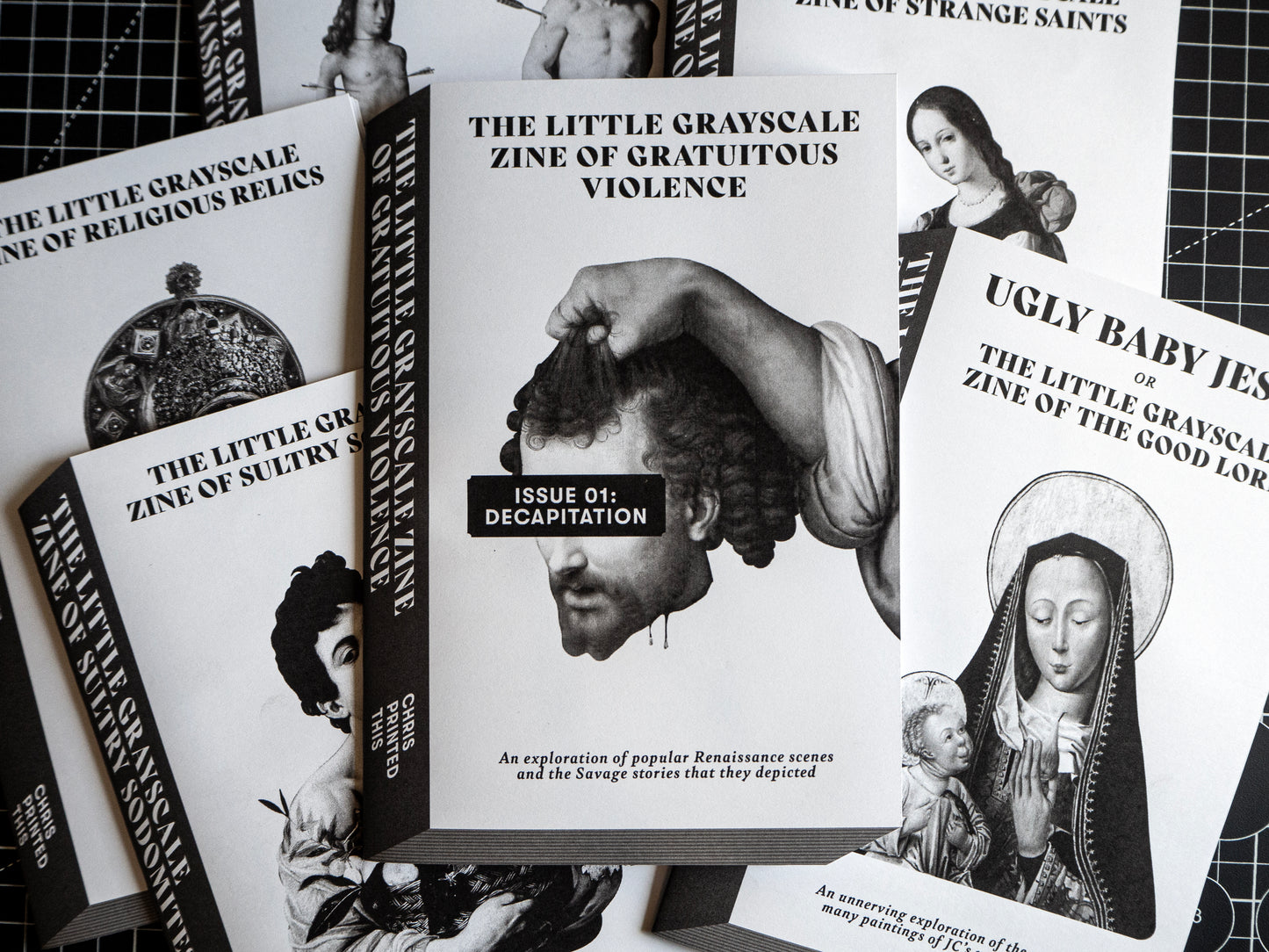 Grayscale Zine of Gratuitous Violence