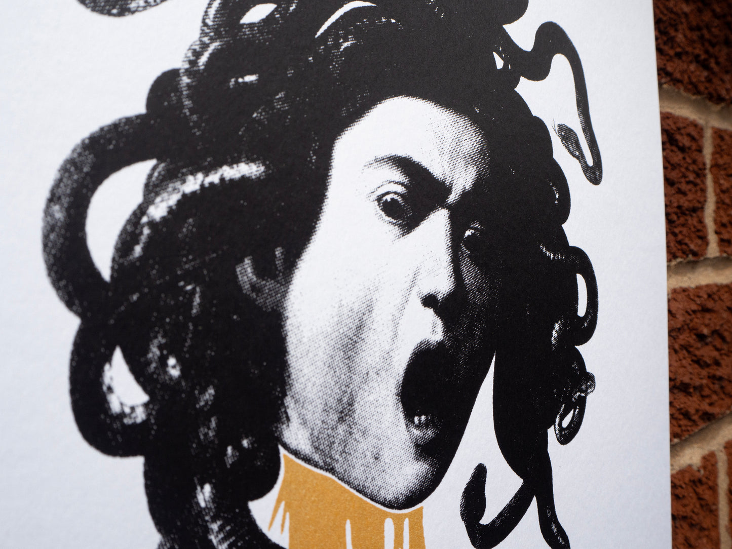 Medusa (Caravaggio) A3 Screen Print
