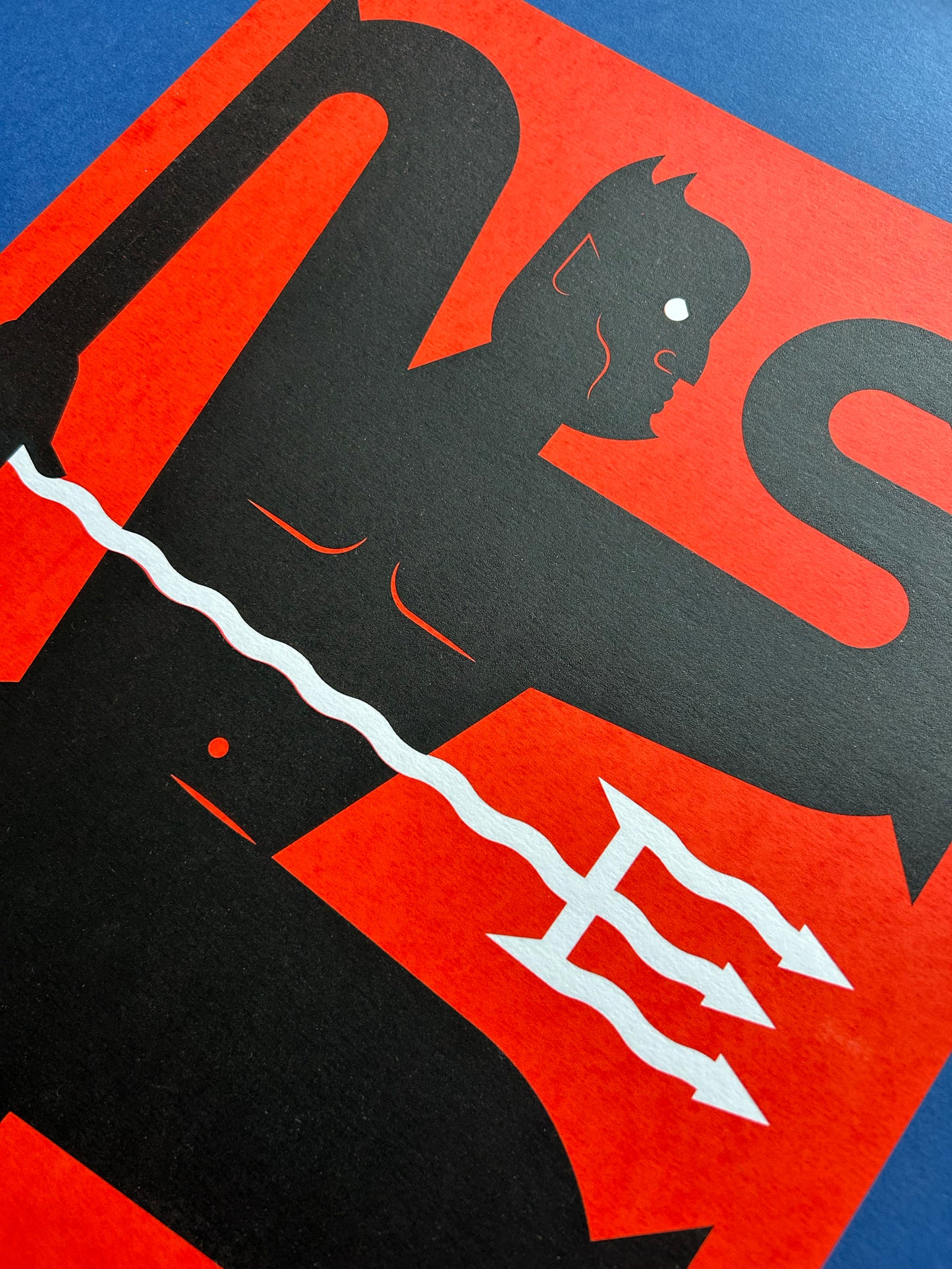 Devil A3 Screen Print