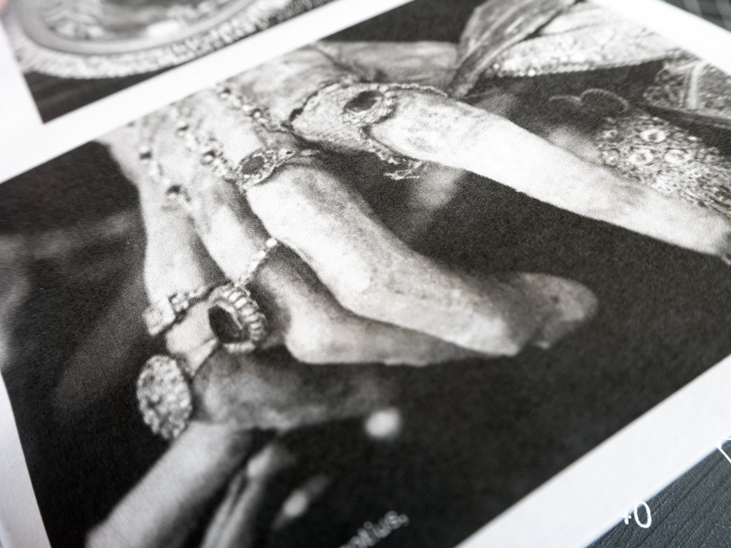 Grayscale Zine of Religious Relics
