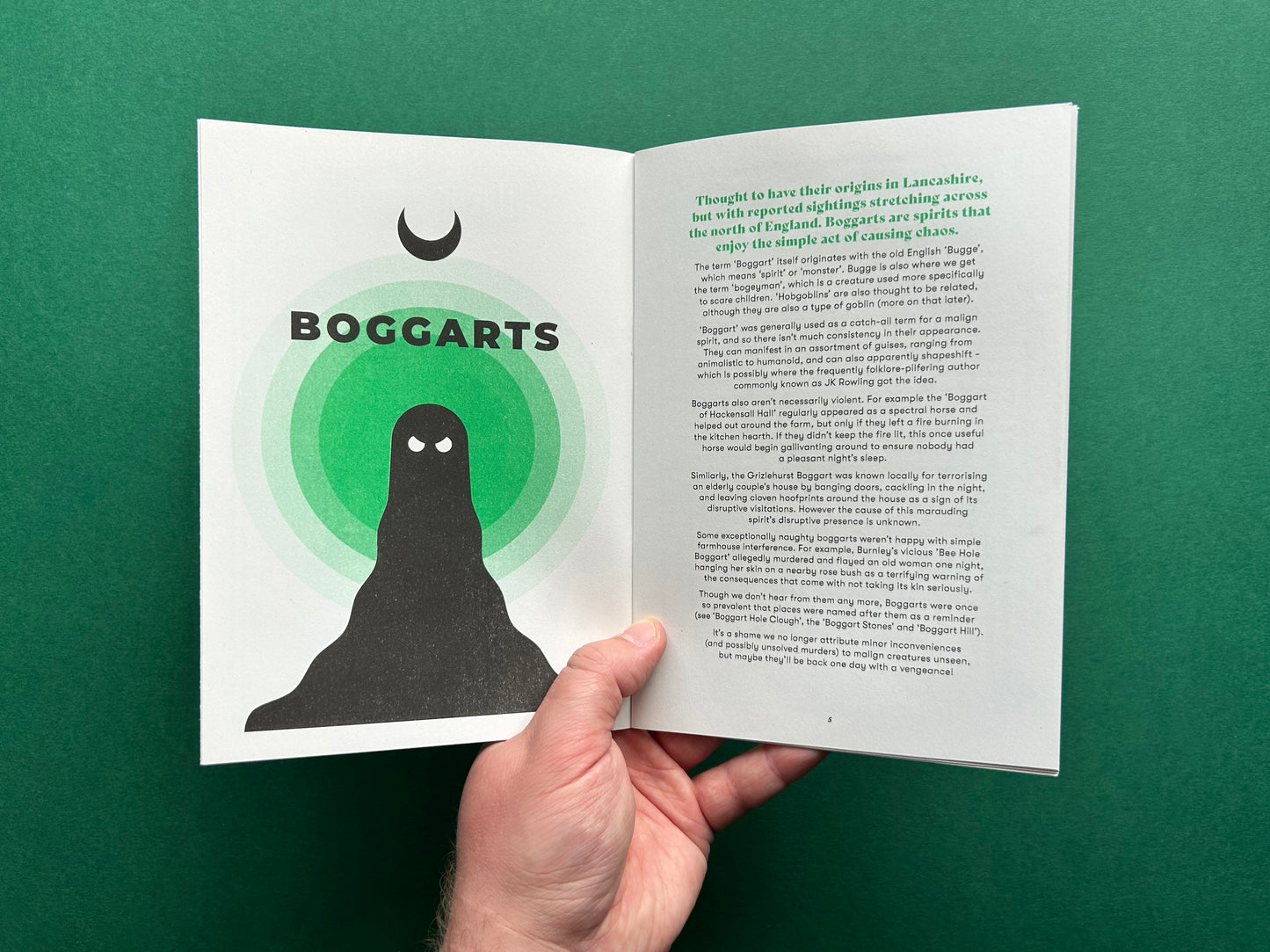 Cursed Lands Riso Printed Zine - Issue 01: The North