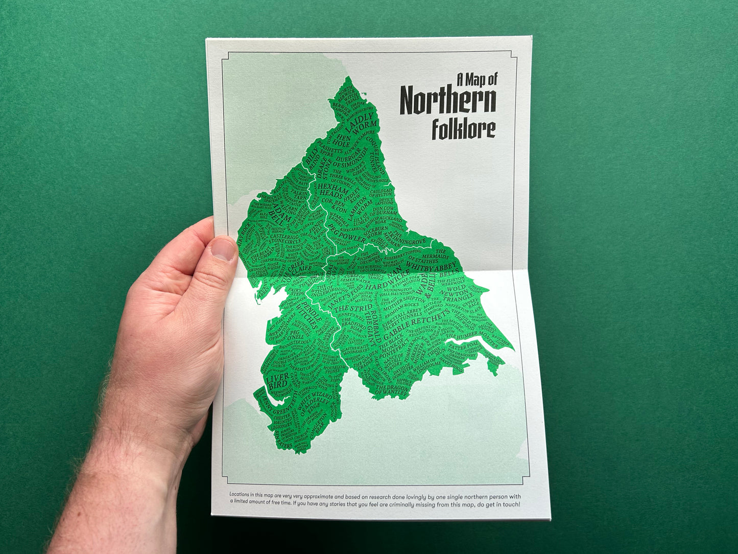 Cursed Lands Riso Printed Zine - Issue 01: The North