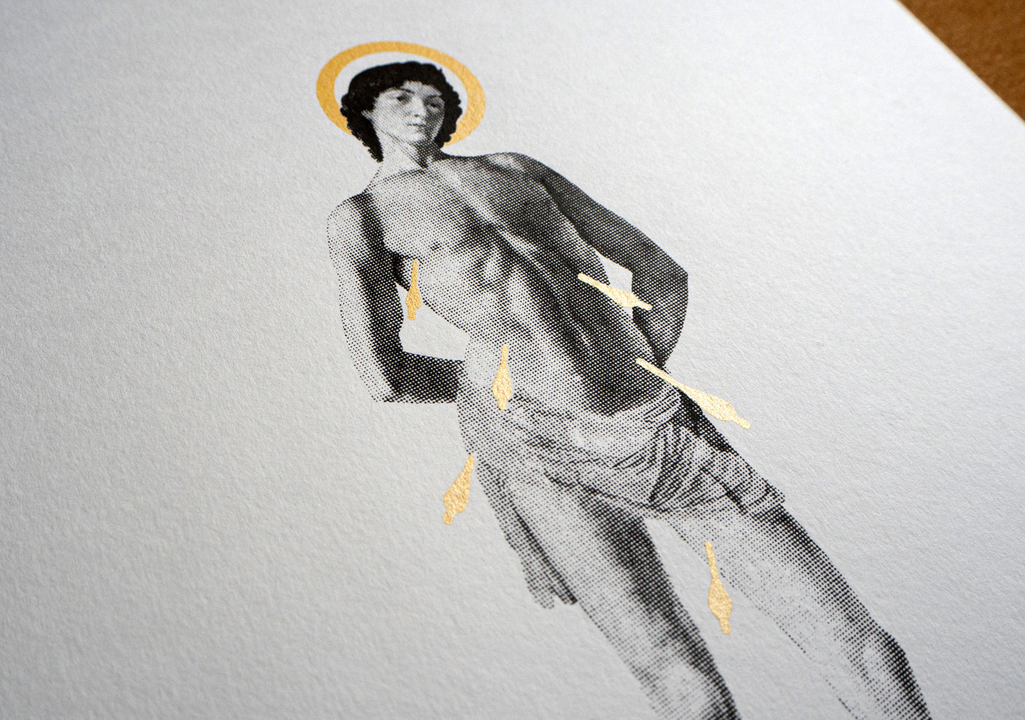 St Sebastian Silk Screen Print