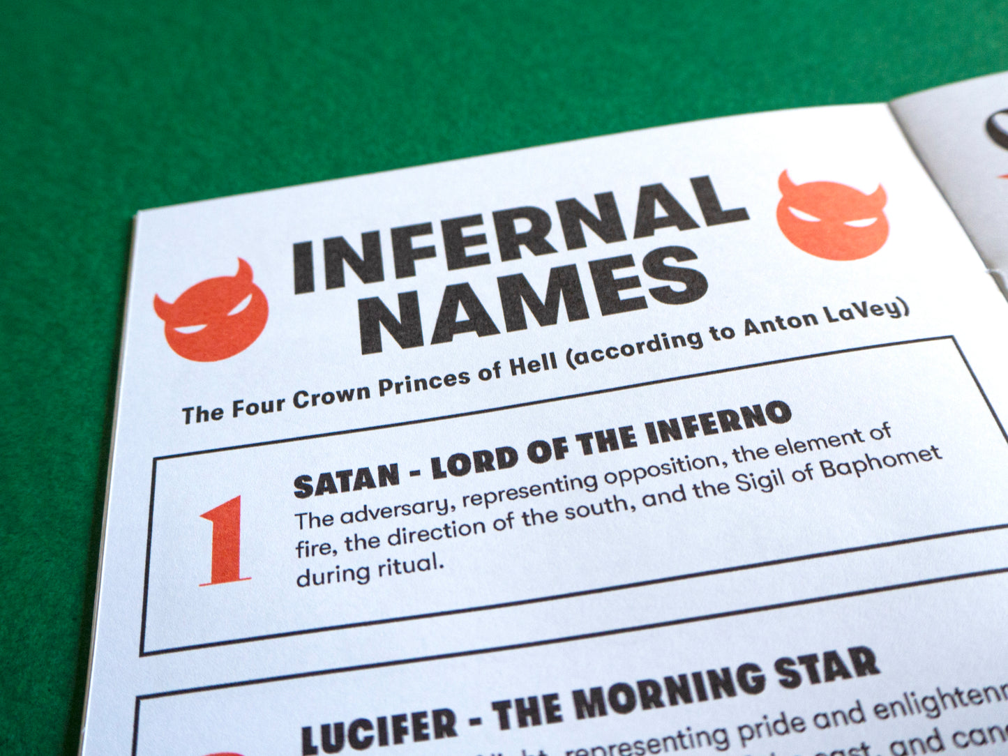 The Devil - An Activity Zine Concerning the Physical Embodiment of Evil