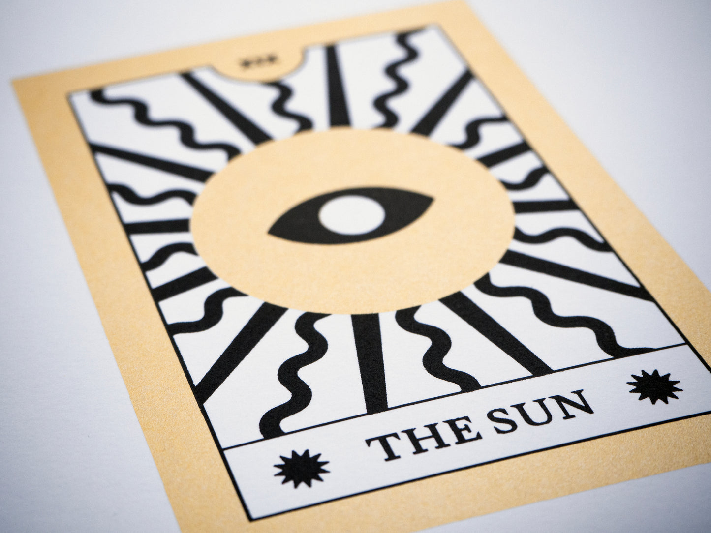 Sun Tarot Silk Screen Print