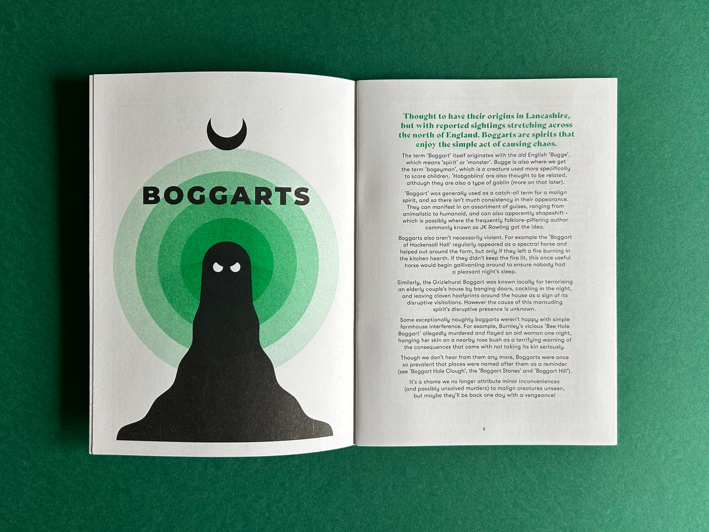 Cursed Lands Riso Printed Zine - Issue 01: The North