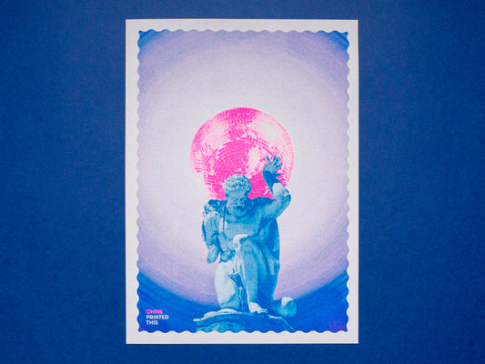 Atlas Disco Riso Print