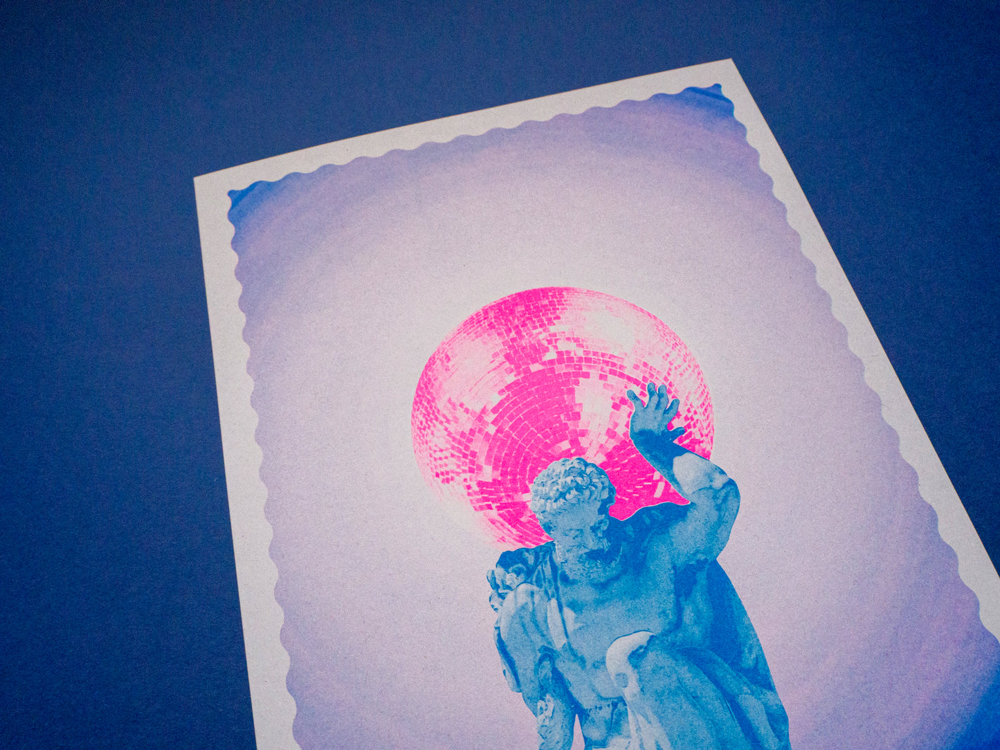 Atlas Disco Riso Print