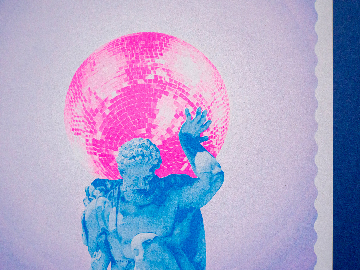 Atlas Disco Riso Print