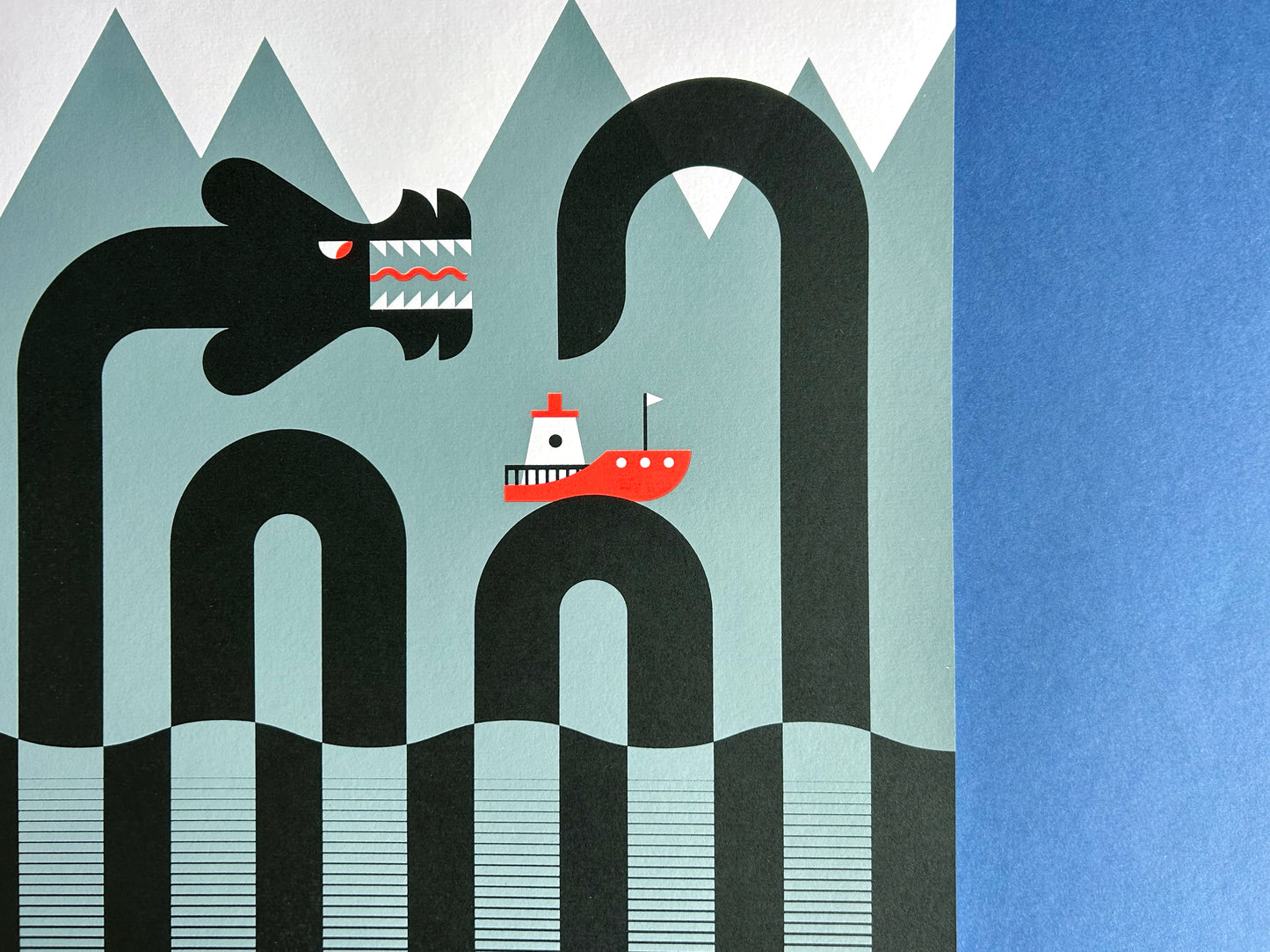 Leviathan A3 Screen Print