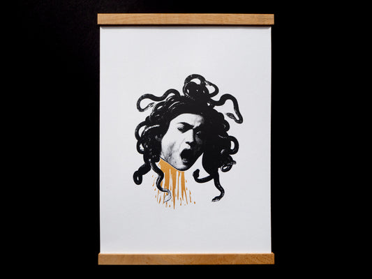 Medusa (Caravaggio) A3 Screen Print