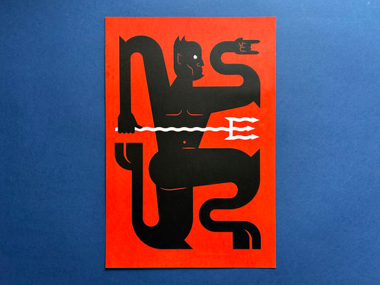 Devil A3 Screen Print