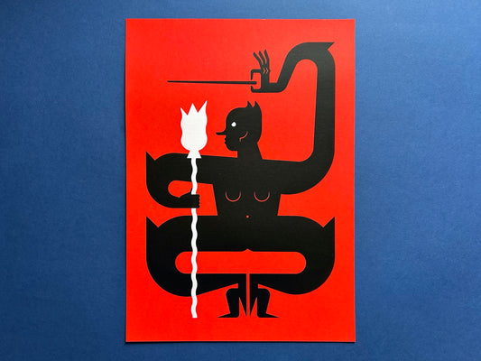 Witch A3 Screen Print